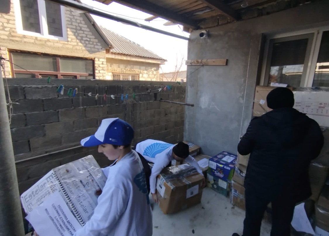 В Дагестане «Волонтеры Победы» доставили в зону СВО около 15 тонн гуманитарной помощи